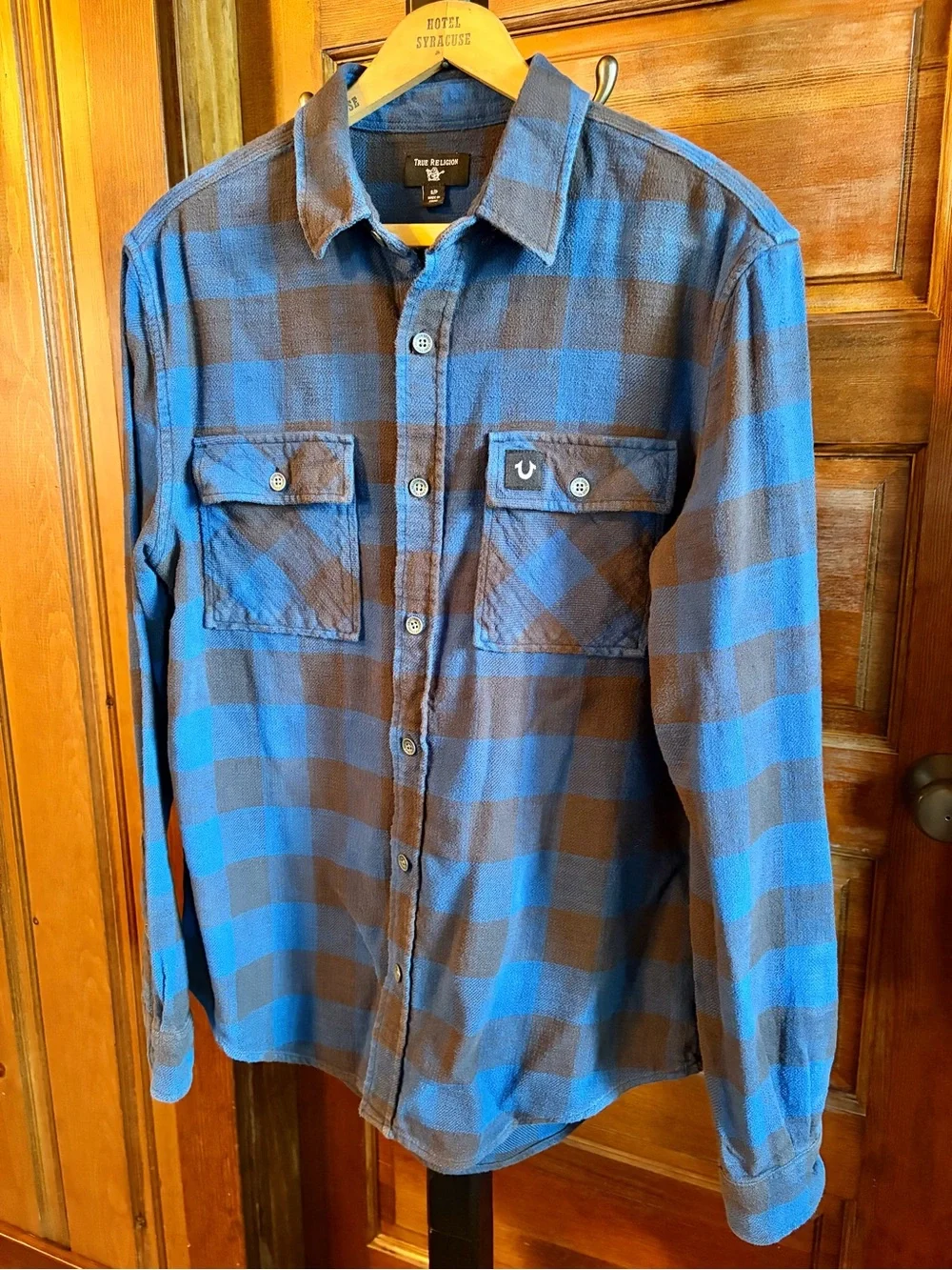True Religion Long-Sleeve Plaid Flannel